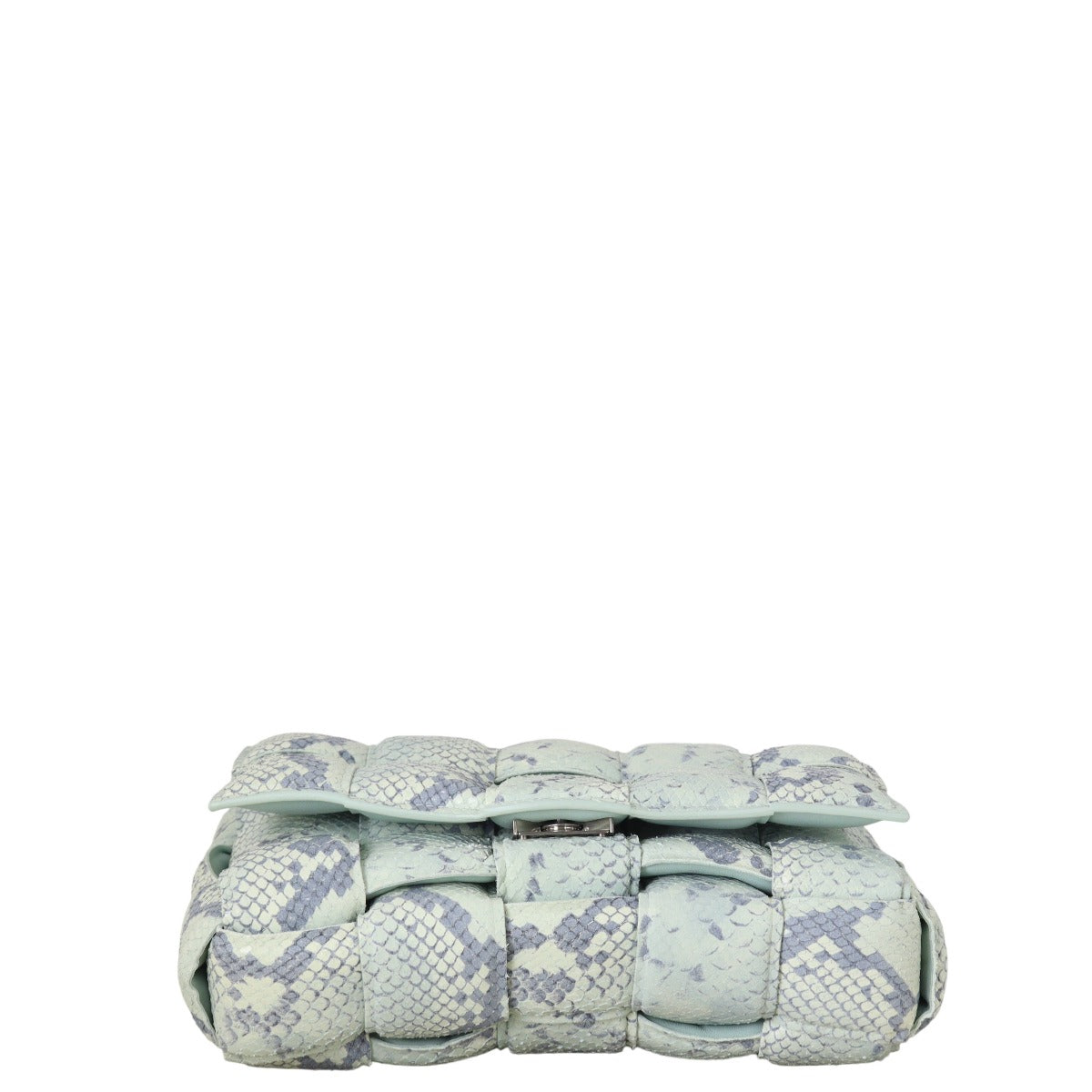 Bottega Veneta Padded Cassette Snakeskin Embossed