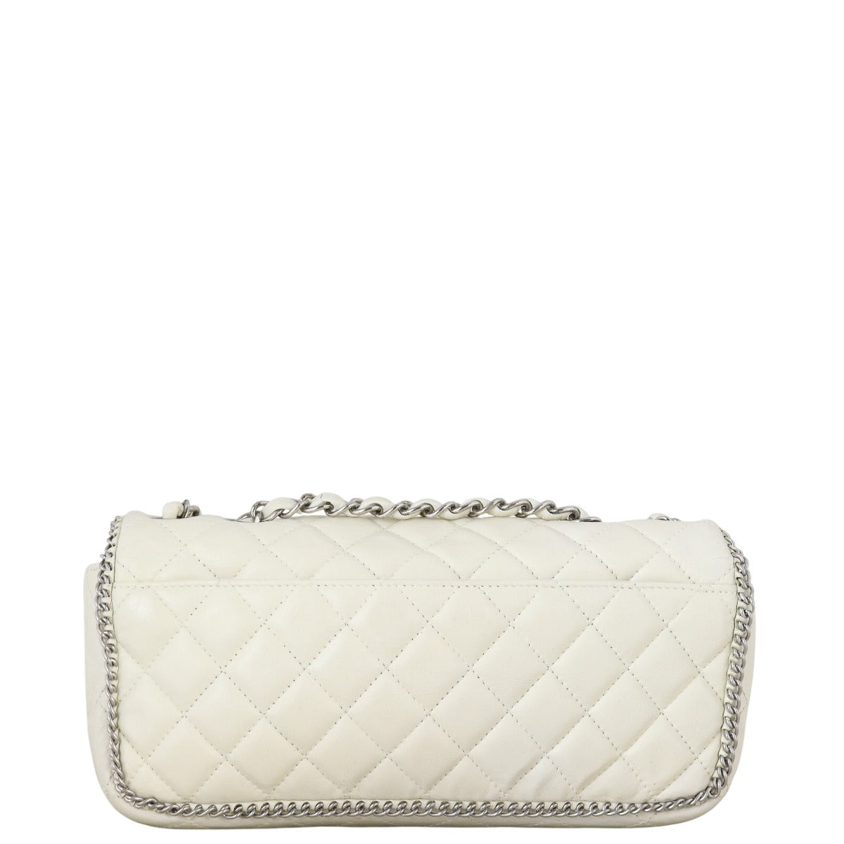 Chanel Chain Trim East West Flap Bag