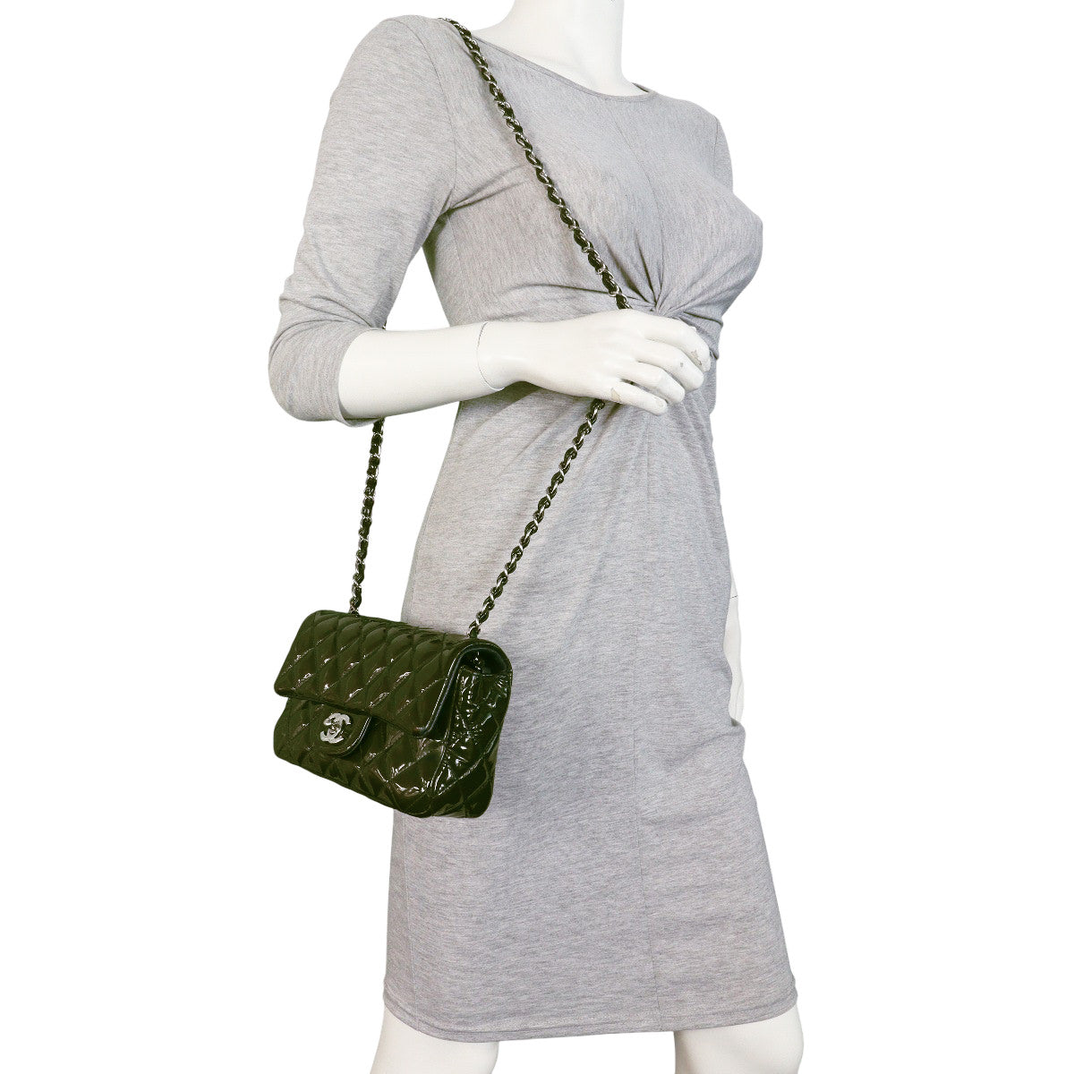 Chanel Classic Flap Mini Rectangular Bag Patent