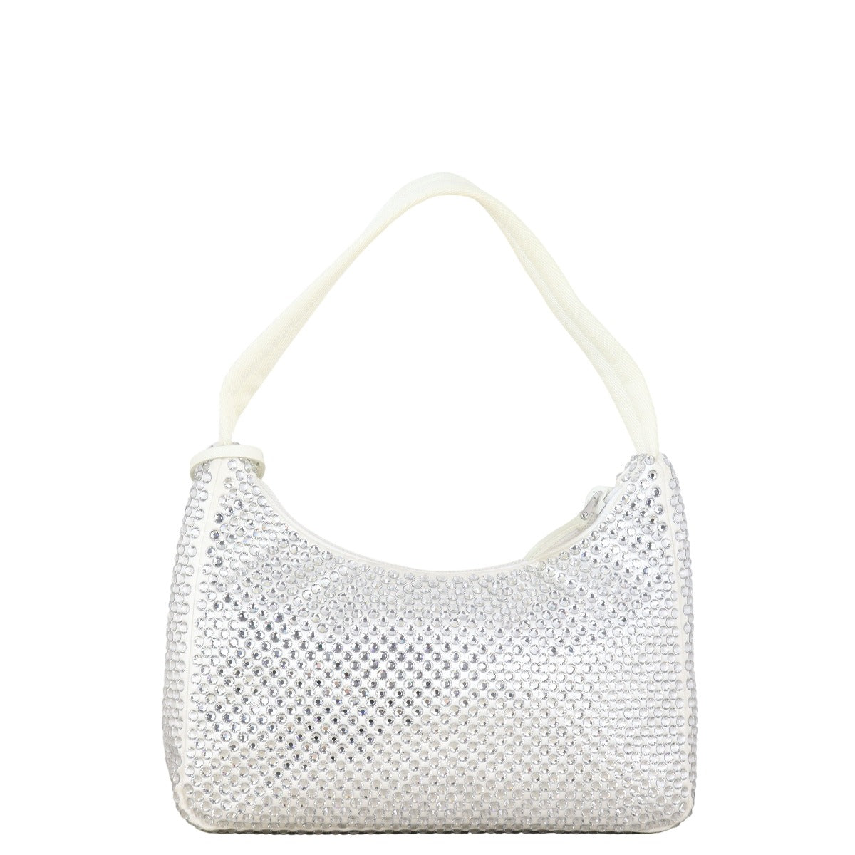 Prada Re-Edition 2000 Satin Crystal Mini Bag