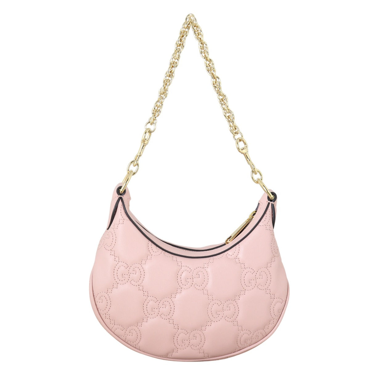 Gucci GG Matelasse Half Moon Mini Hobo