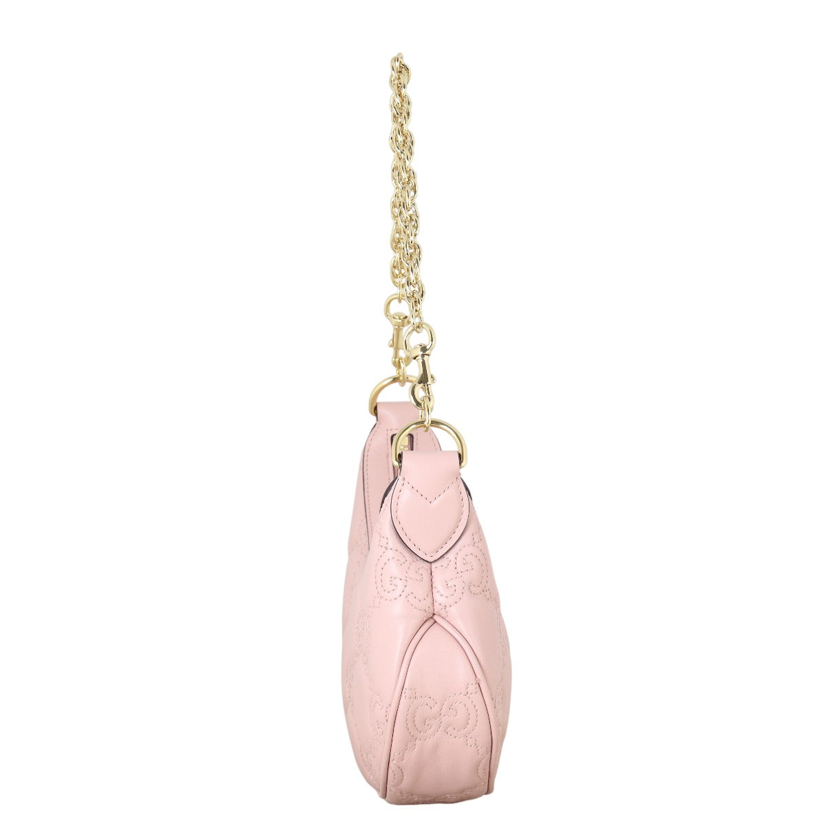 Gucci GG Matelasse Half Moon Mini Hobo