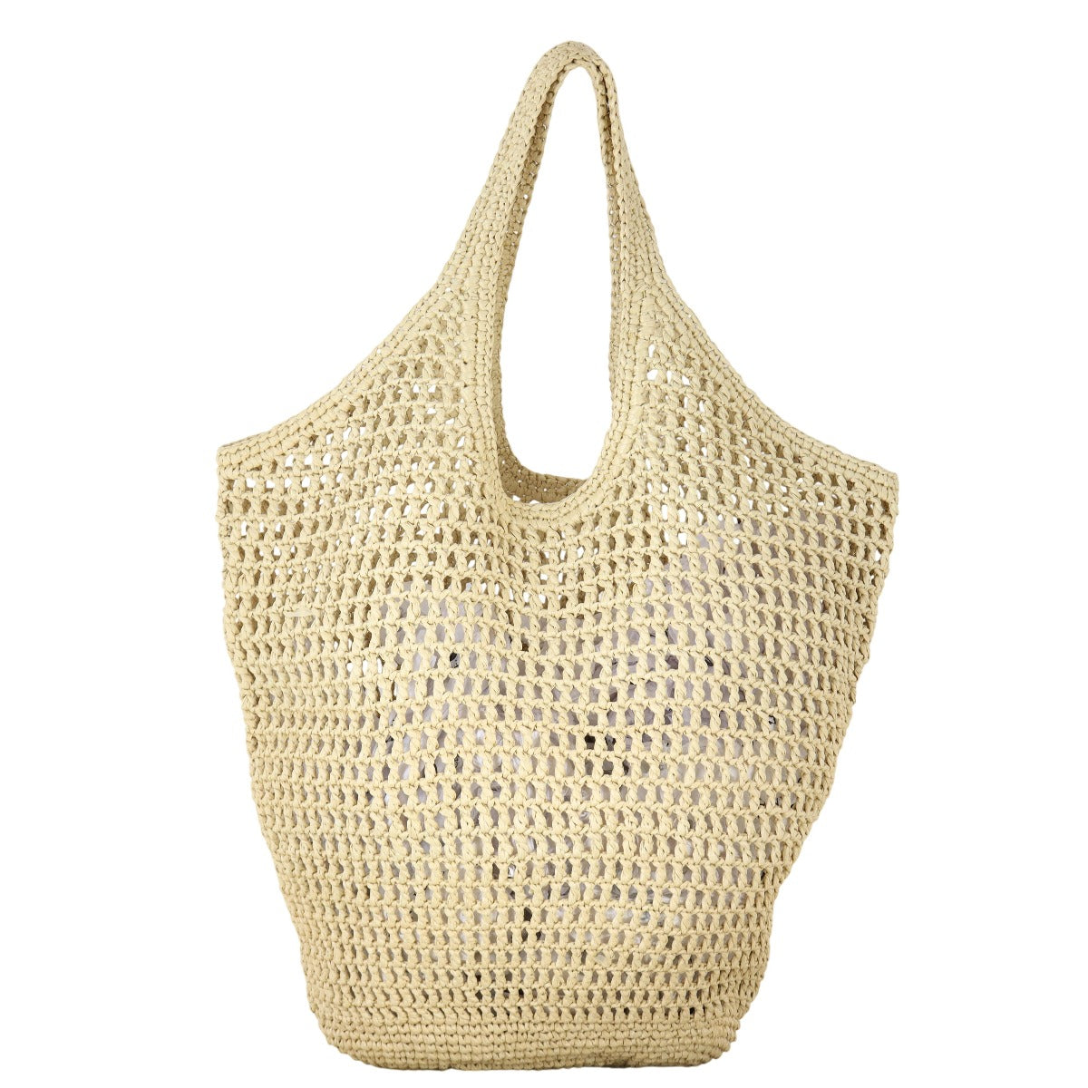 Prada Crochet Raffia Hobo