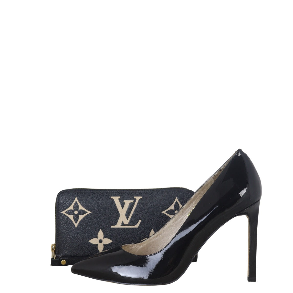 Louis Vuitton Zippy Wallet Monogram Empreinte Giant Bicolour