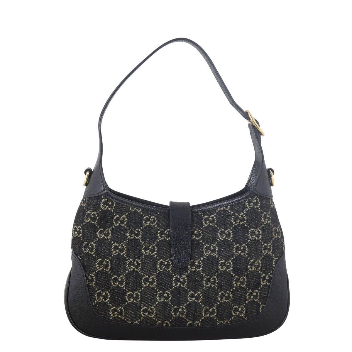Gucci Jackie 1961 GG Denim Small Hobo