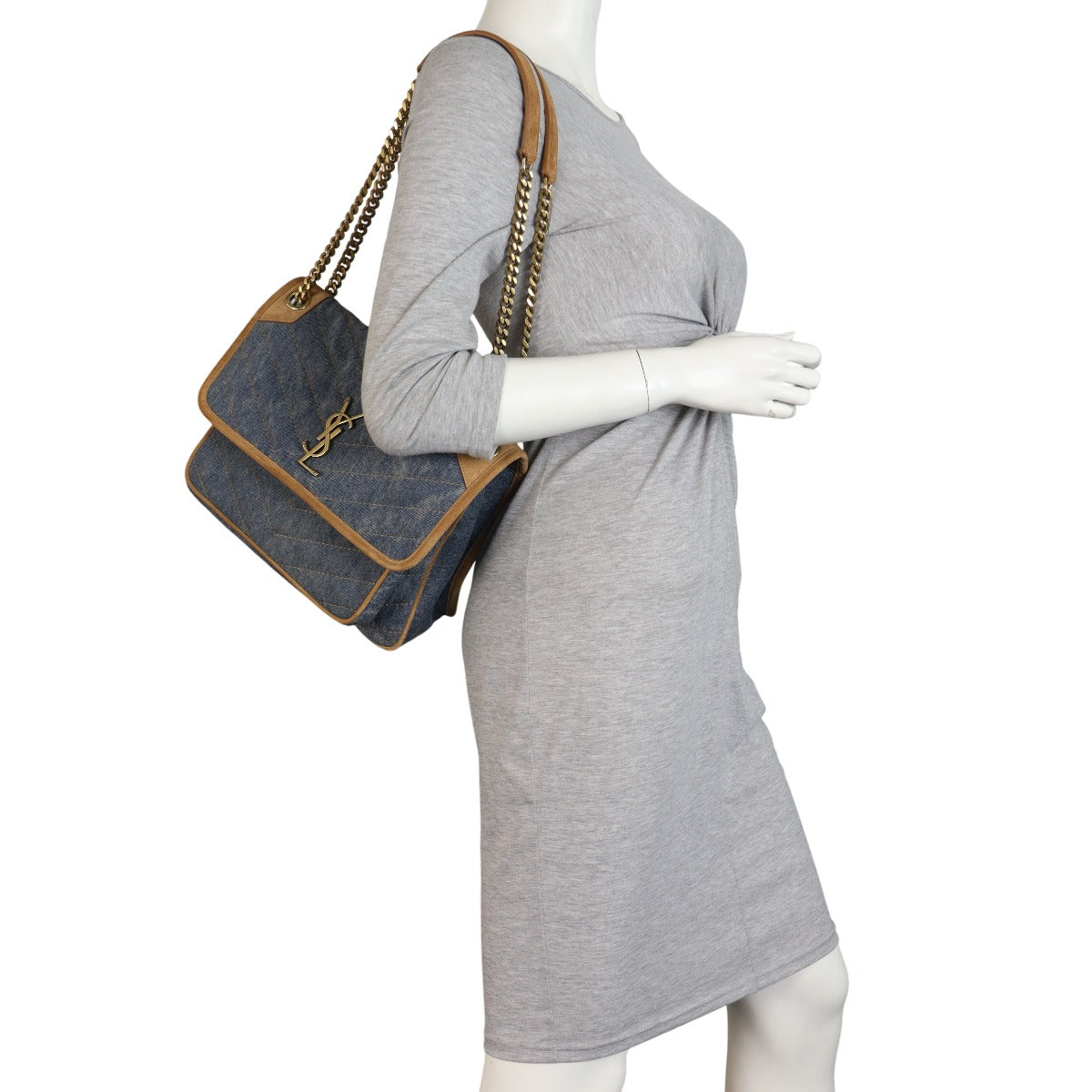 Saint Laurent Niki Medium Denim