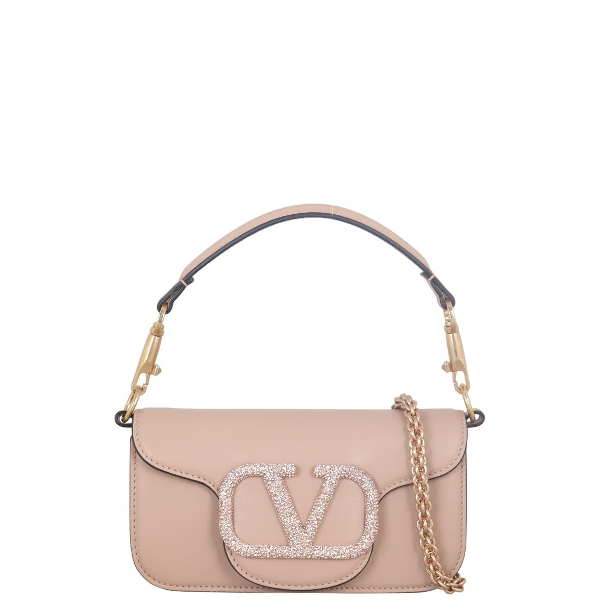 Valentino Jewel Vlogo Loco Shoulder Bag