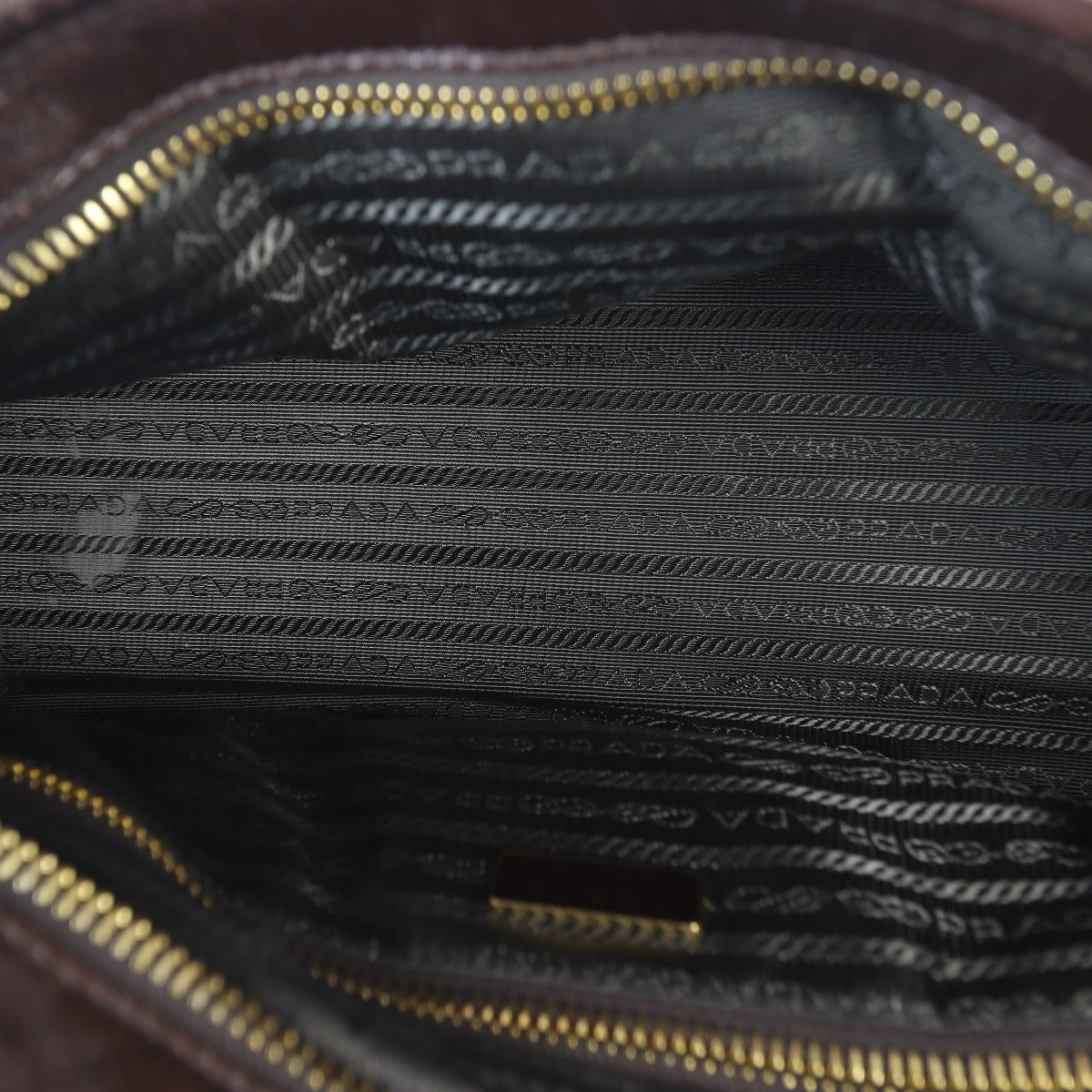 Prada Vitello Shine Bonnie Shoulder Bag Medium