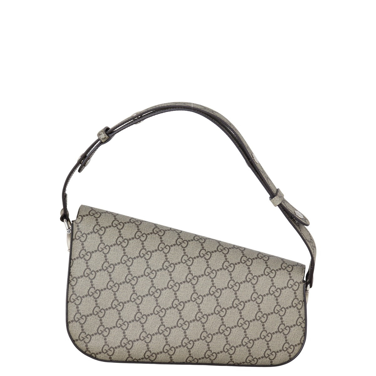 Gucci GG Supreme Horsebit 1955 Asymmetric Shoulder Bag