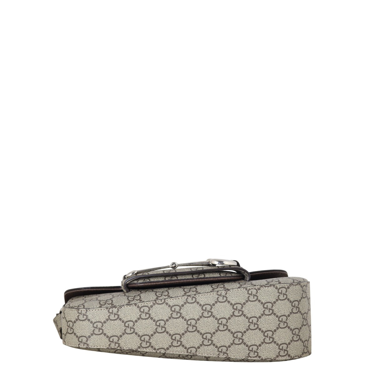 Gucci GG Supreme Horsebit 1955 Asymmetric Shoulder Bag