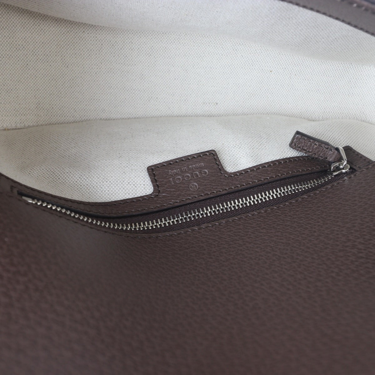 Gucci GG Supreme Horsebit 1955 Asymmetric Shoulder Bag