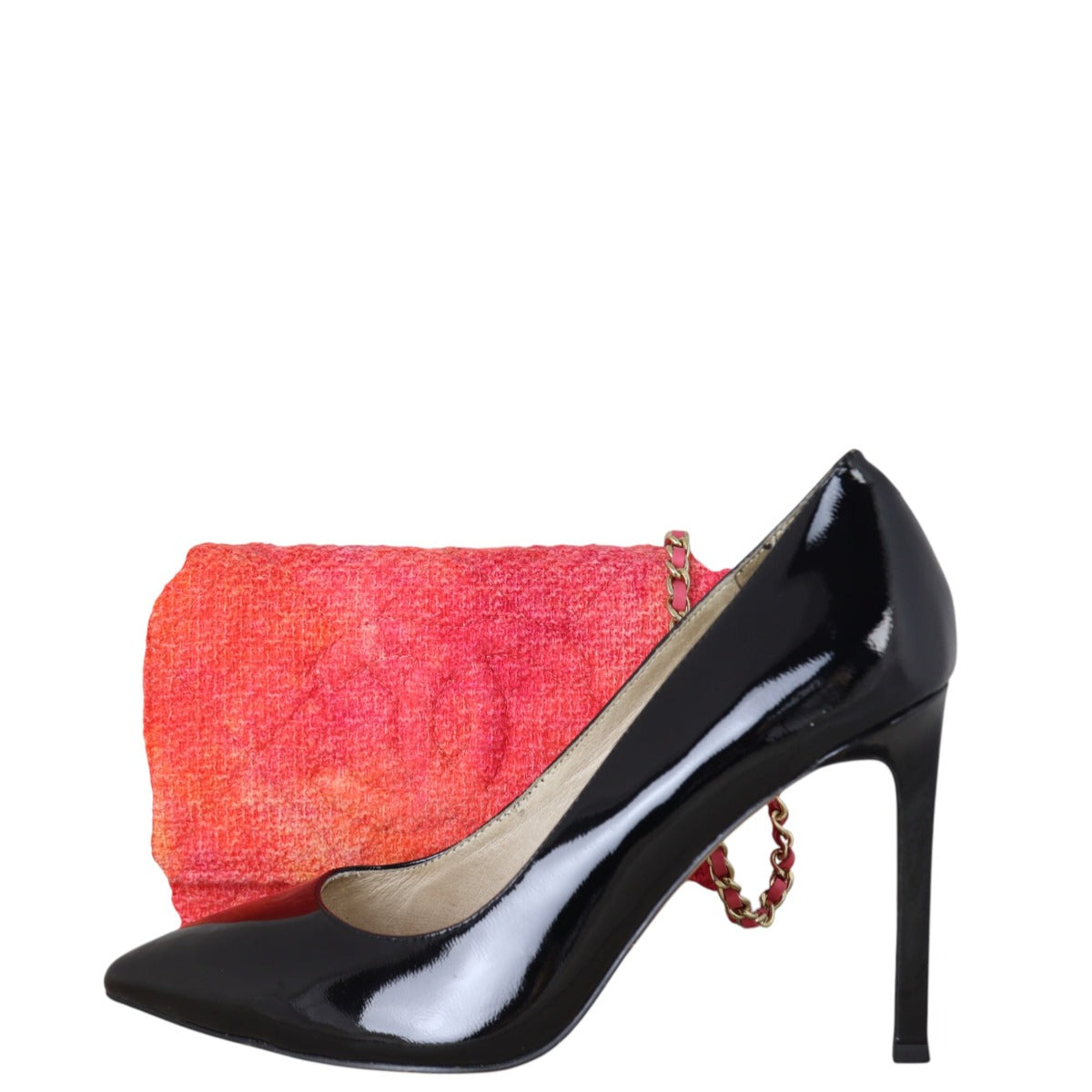 Chanel CC Timeless Wallet on Chain Tweed