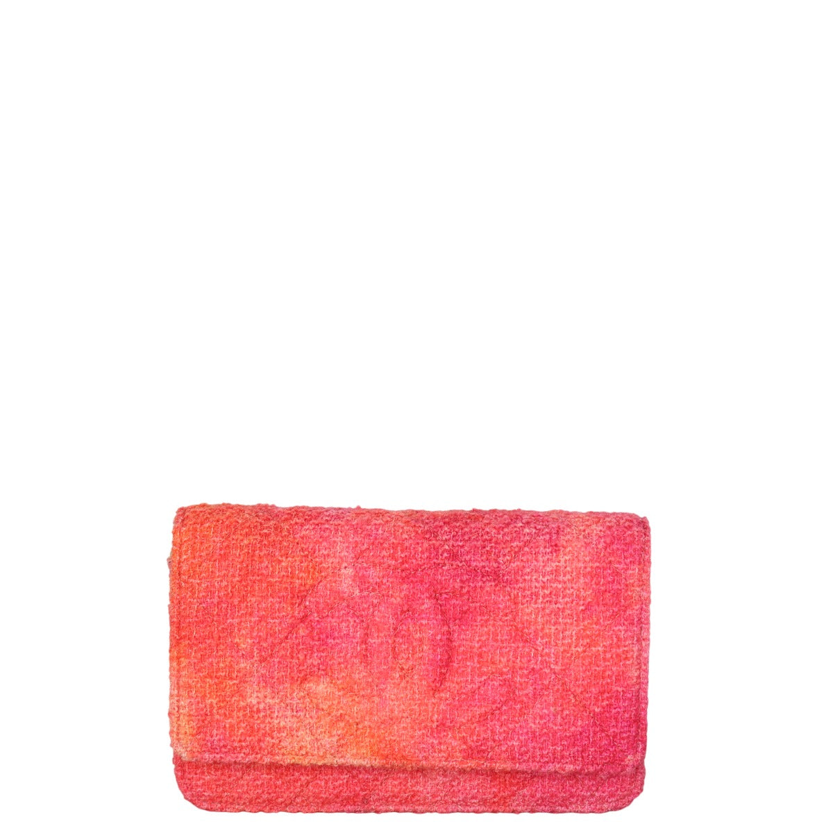 Chanel CC Timeless Wallet on Chain Tweed