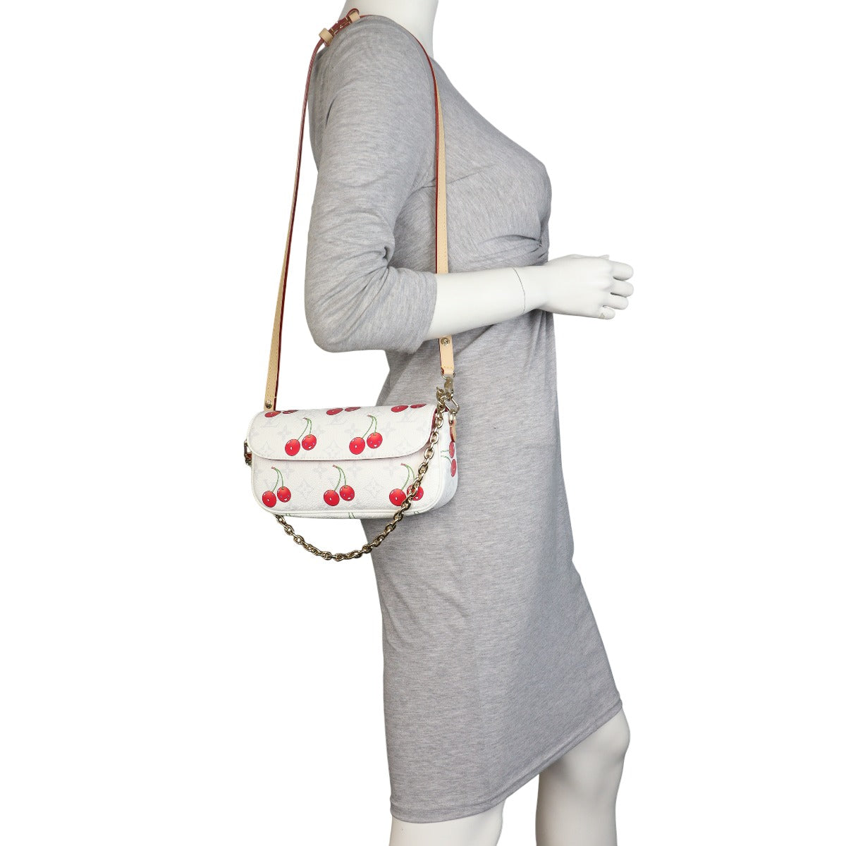 Louis Vuitton x Takashi Murakami Ivy Wallet On Chain Monogram Cerises