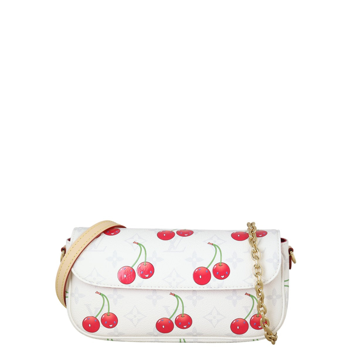 Louis Vuitton x Takashi Murakami Ivy Wallet On Chain Monogram Cerises
