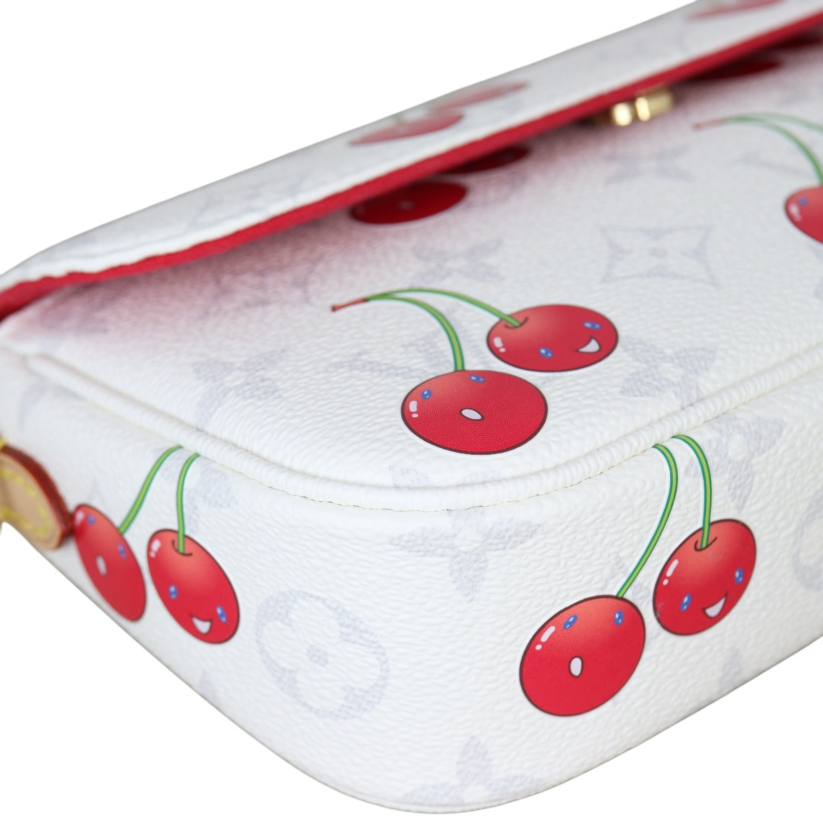 Louis Vuitton x Takashi Murakami Ivy Wallet On Chain Monogram Cerises