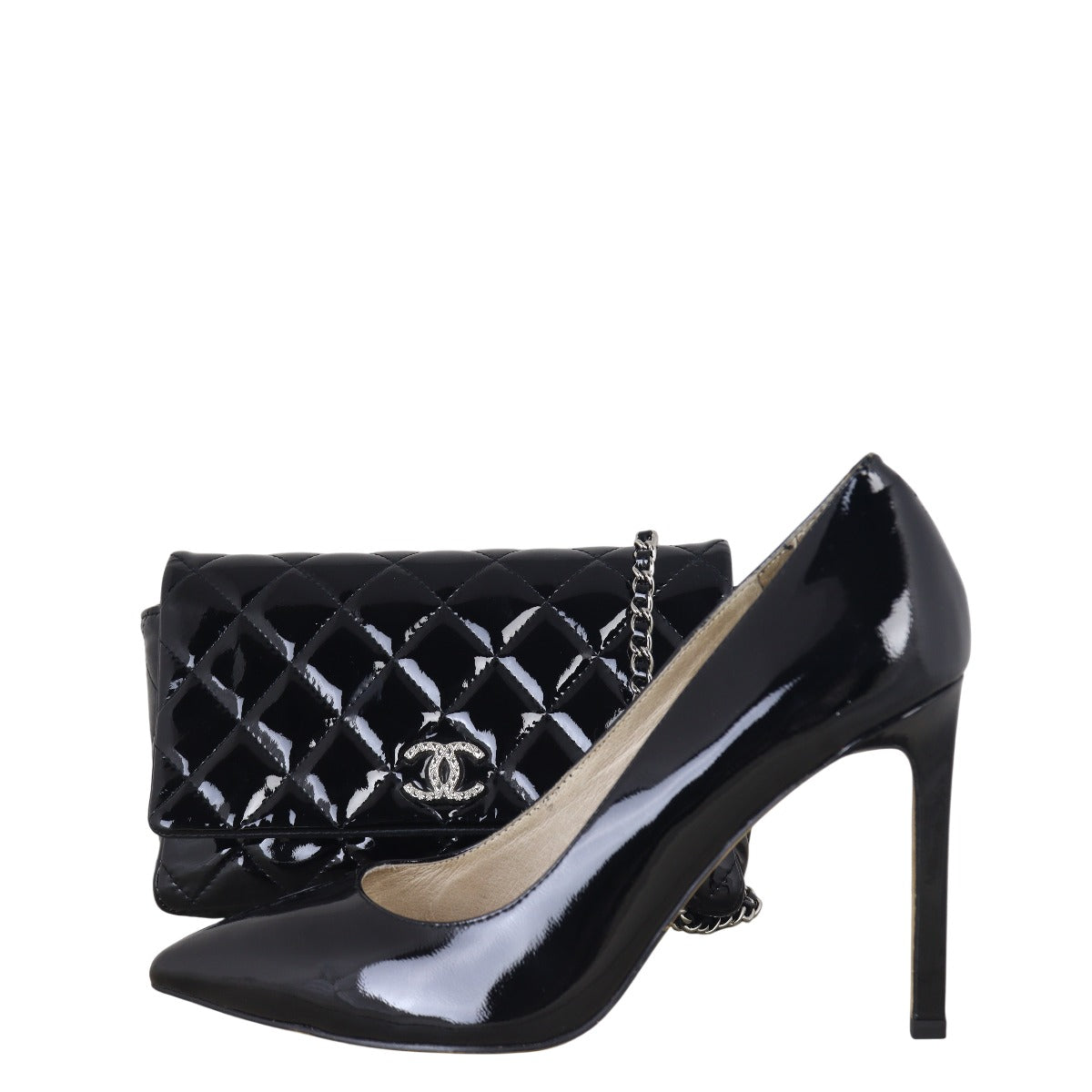 Chanel Brilliant Wallet on Chain Patent