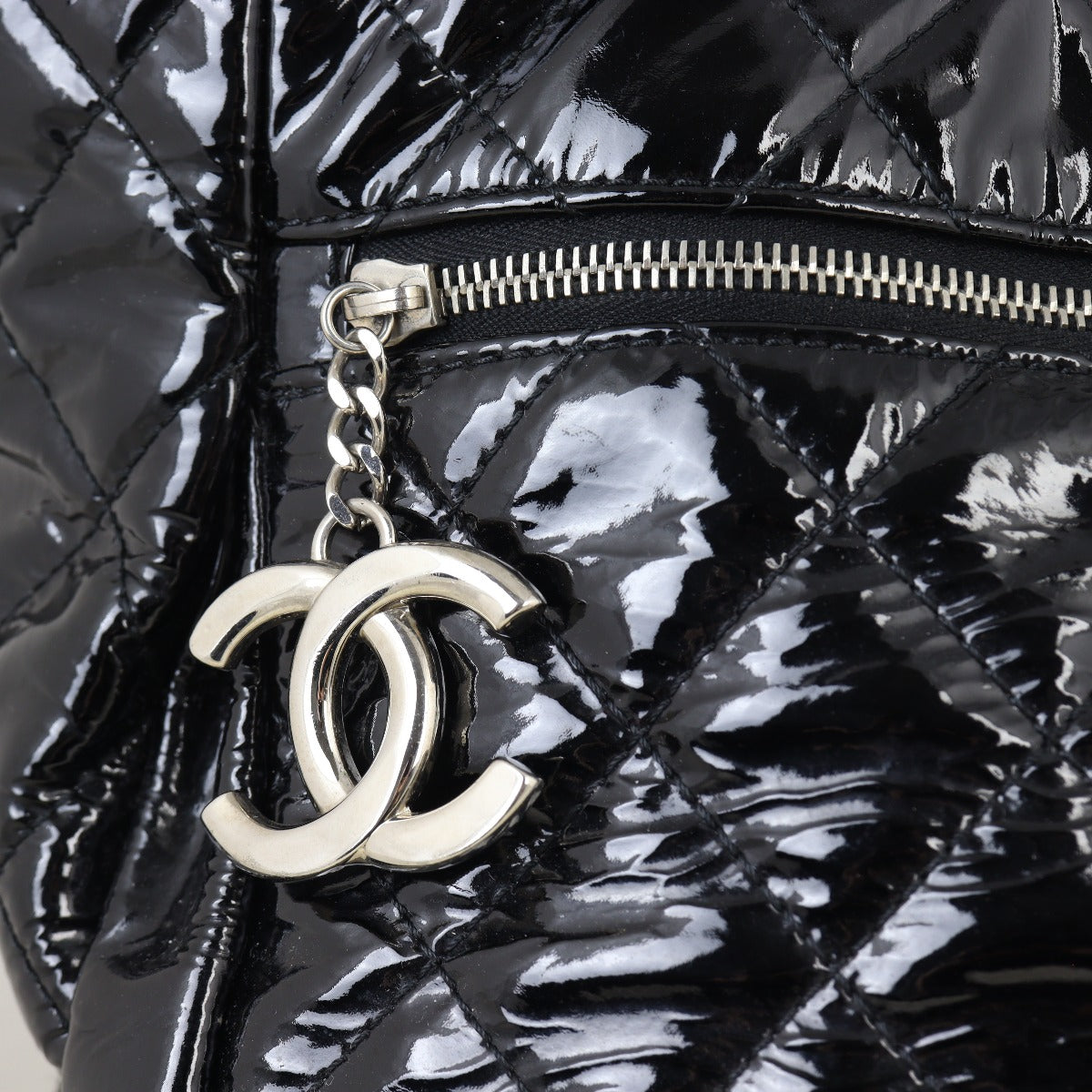 Chanel CC Charm Tote Vinyl