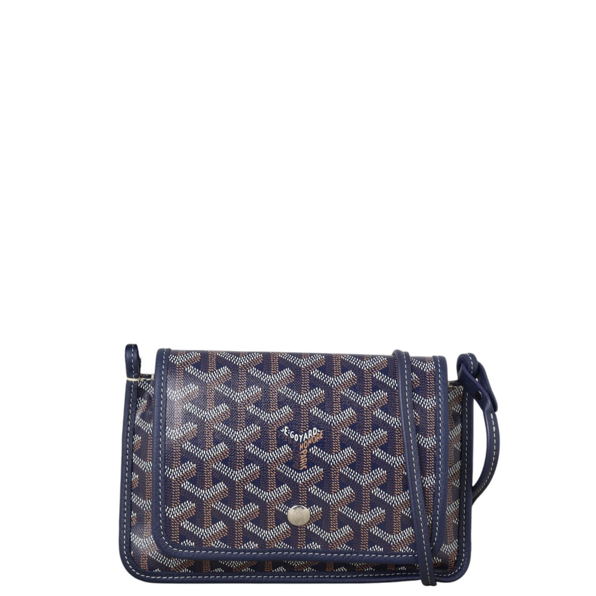 Goyard Plumet Pocket Wallet on Strap Goyardine