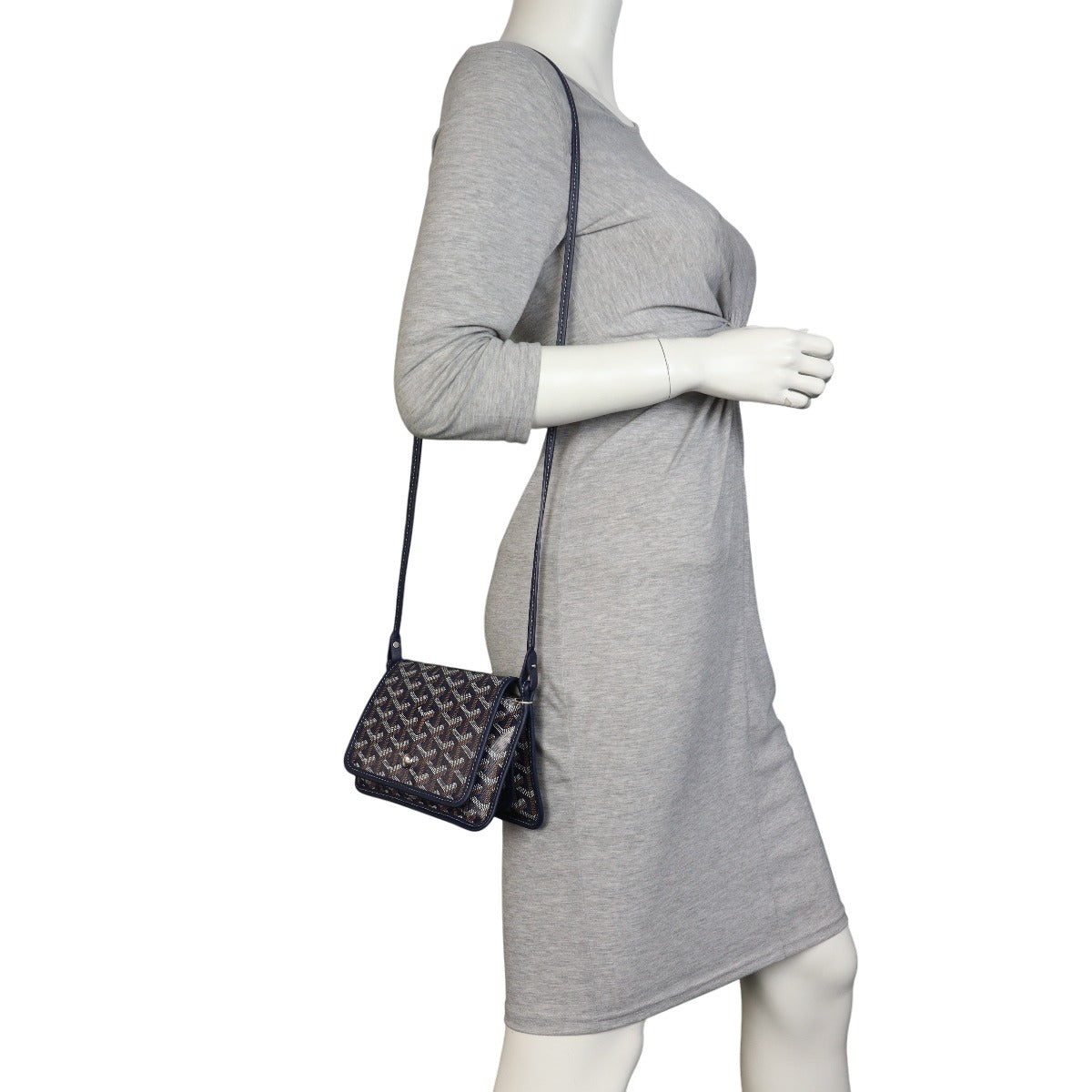 Goyard Plumet Pocket Wallet on Strap Goyardine