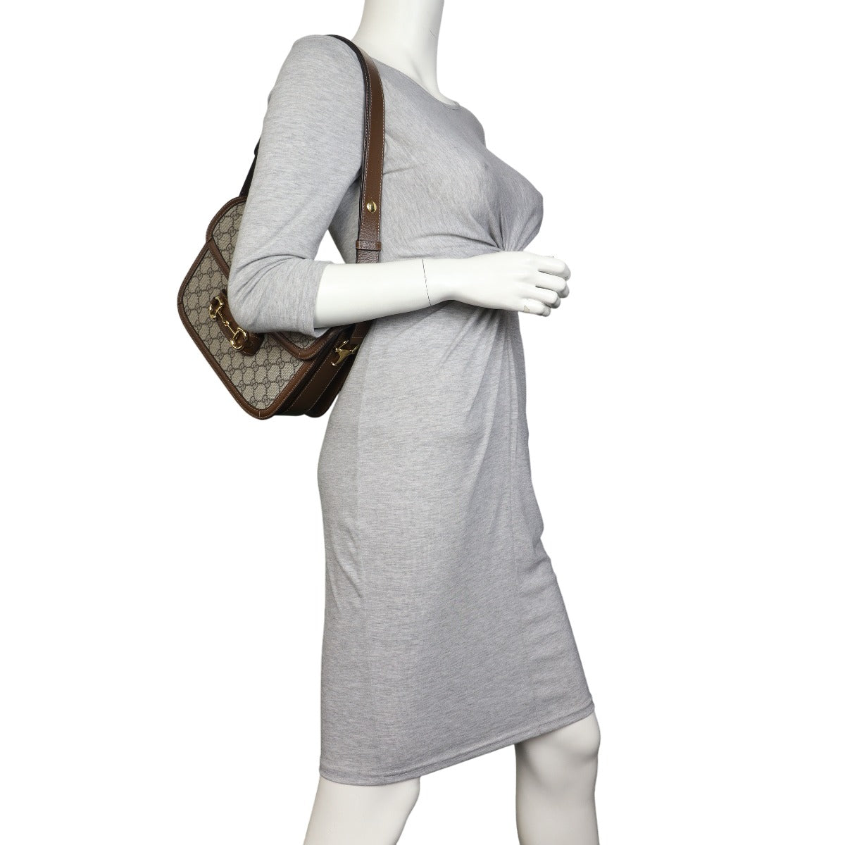 Gucci GG Supreme Horsebit 1955 Shoulder Bag