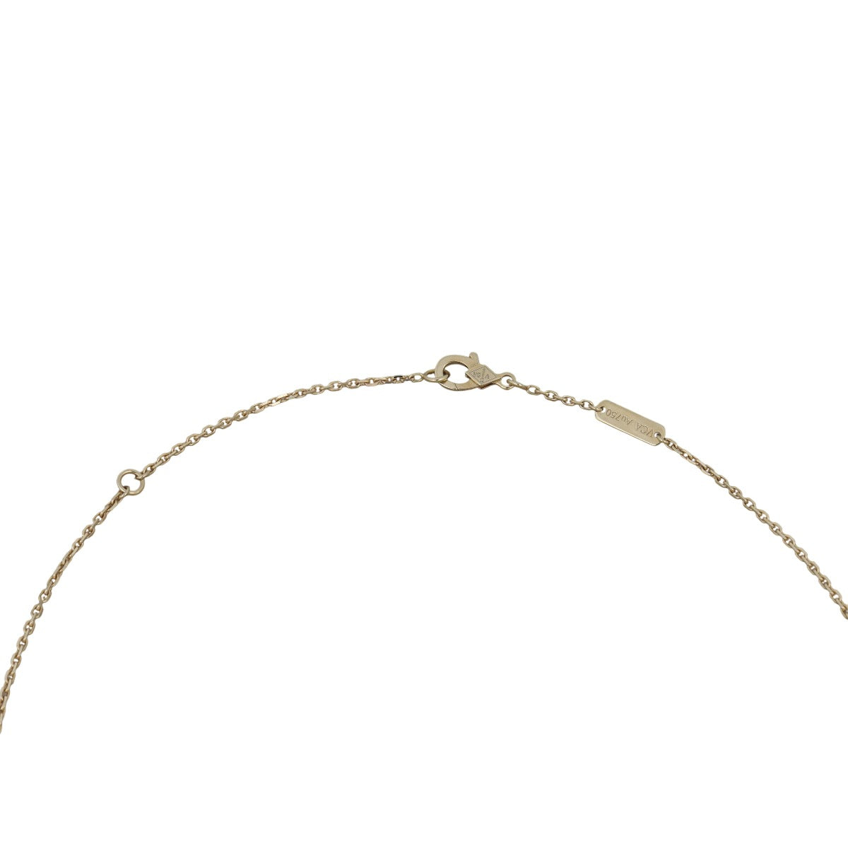 Van Cleef & Arpels Vintage Alhambra Guilloche 18k Yellow Gold Pendant Necklace