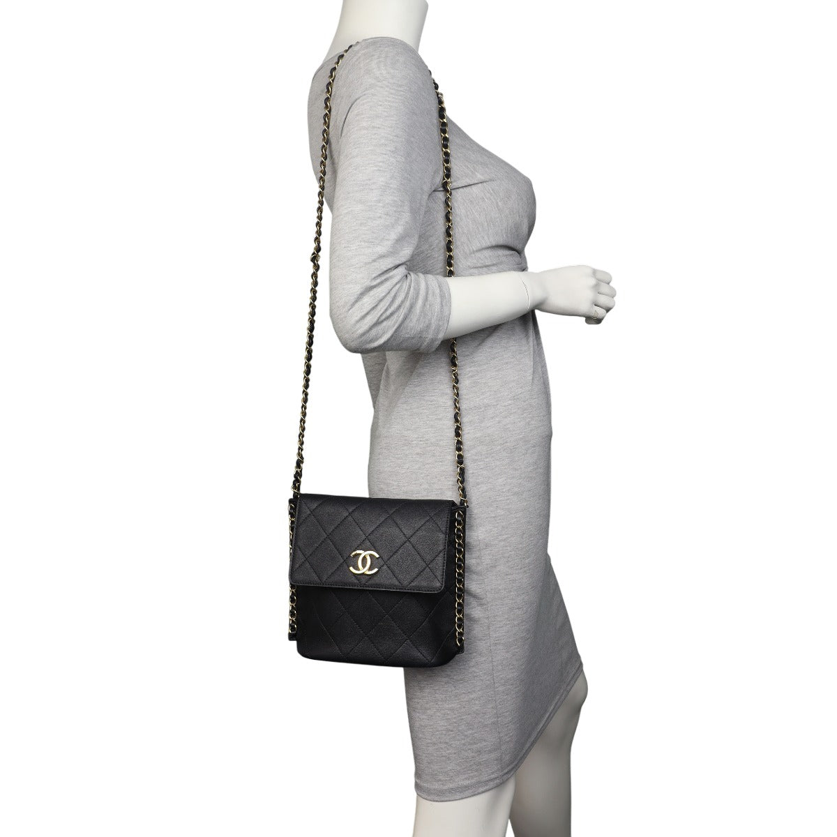 Chanel Quilted Hobo Mini