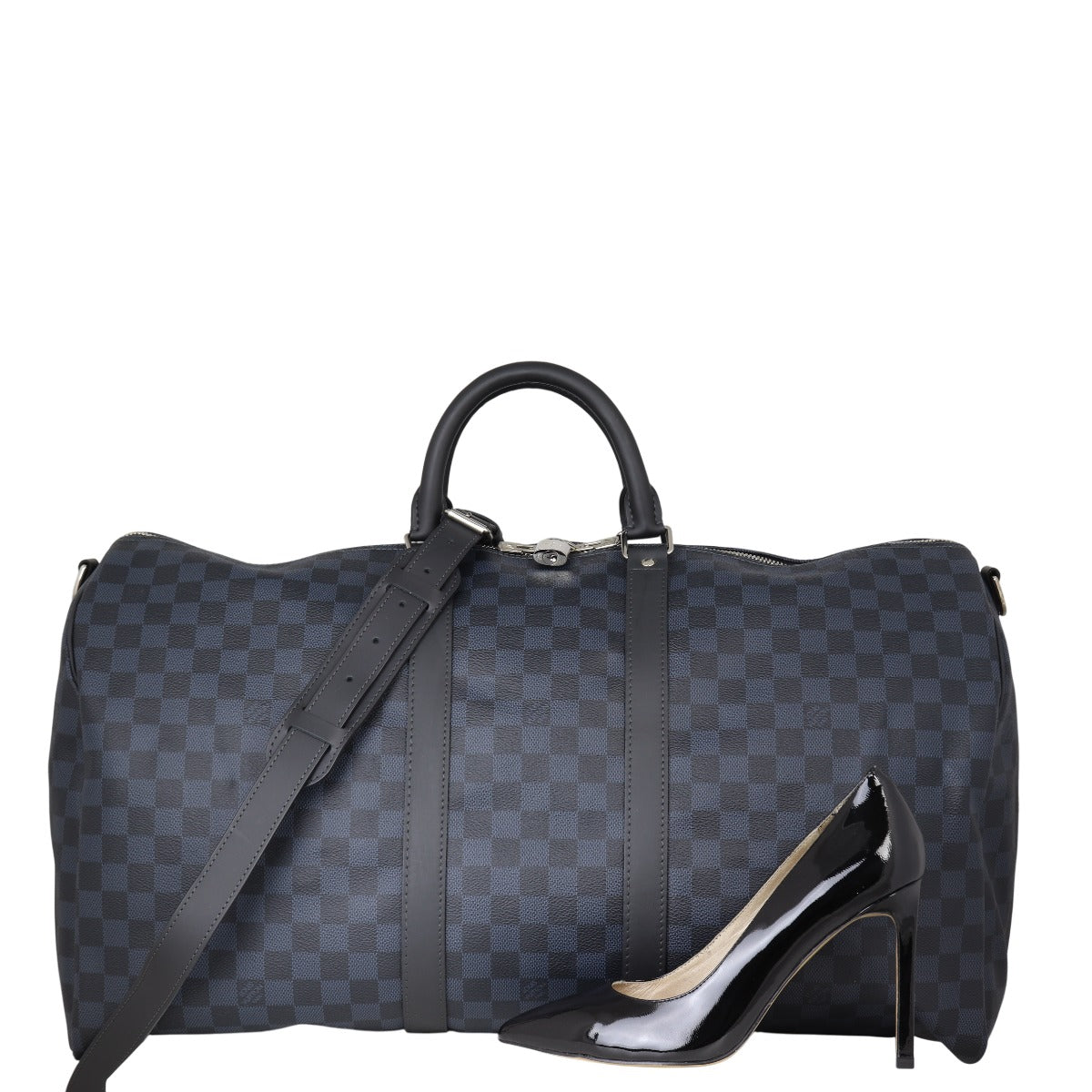 Louis Vuitton Keepall 55 Bandouliere Damier Cobalt