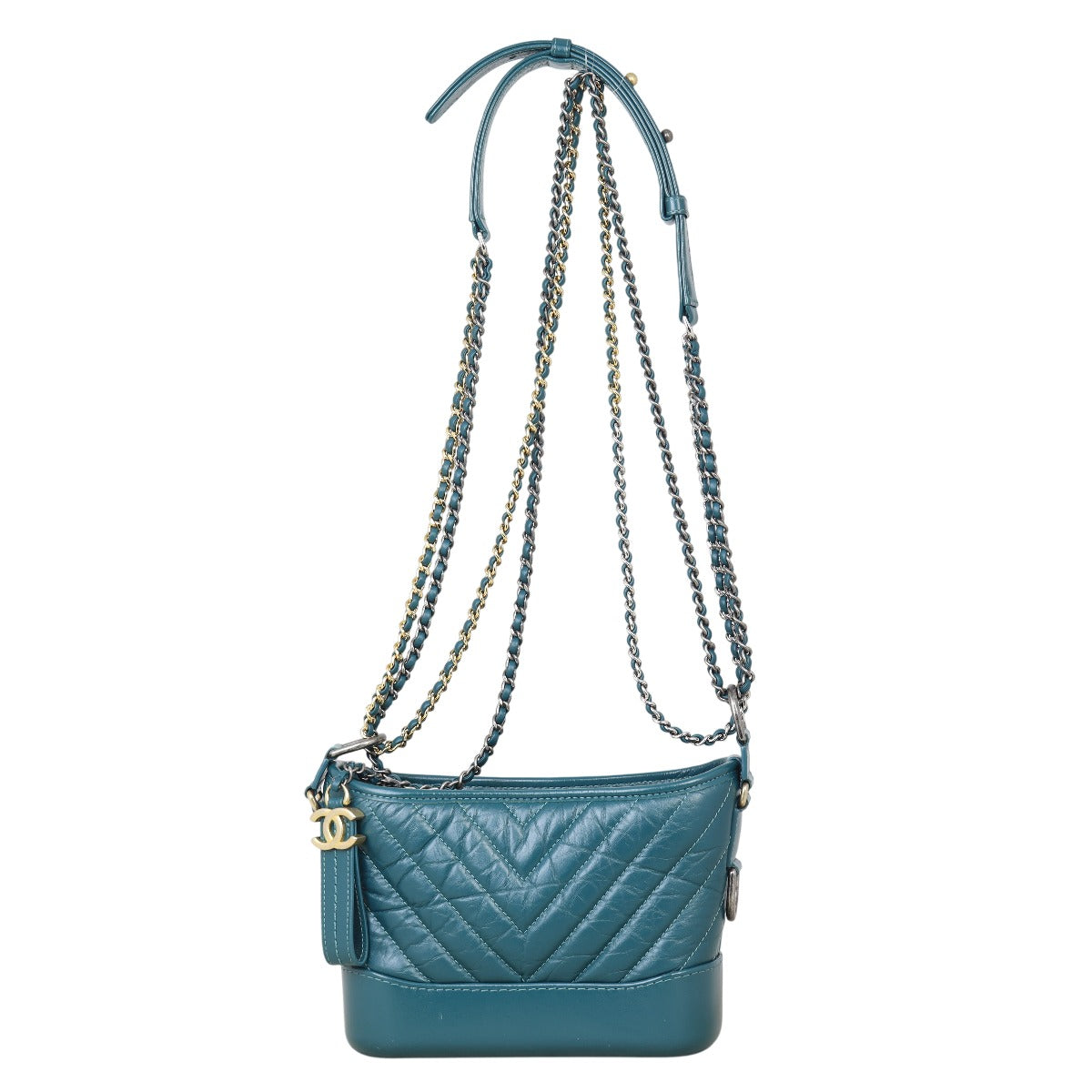 Chanel Gabrielle Hobo Small Chevron