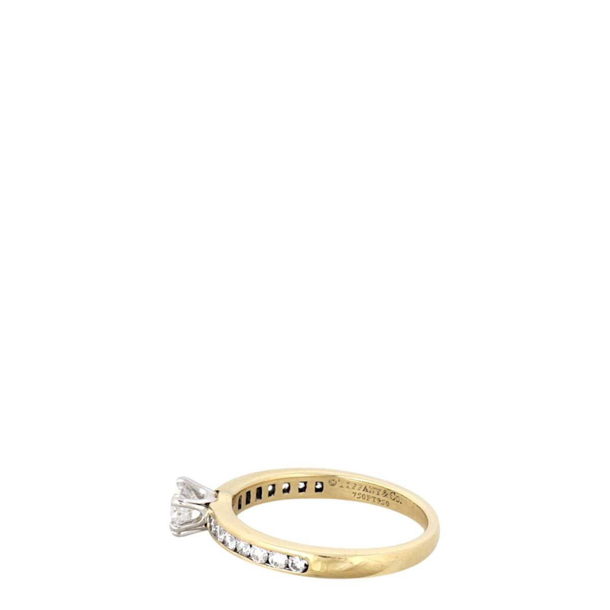 Tiffany & Co Setting Channel-set Diamond Platinum Engagement Ring