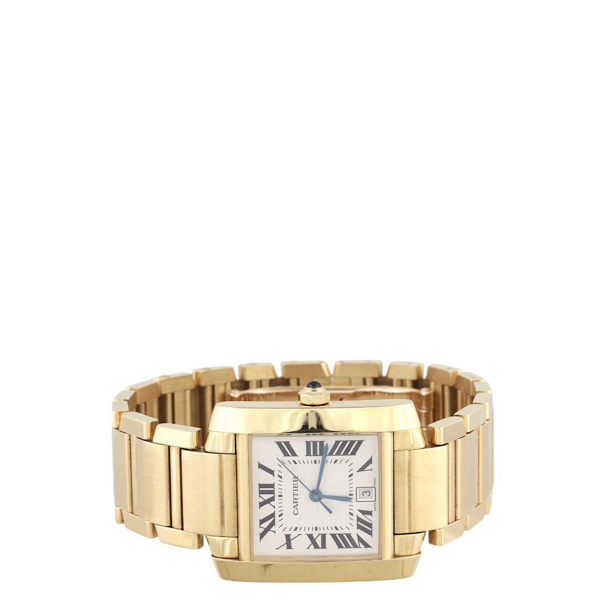 Cartier Tank Francaise 18k Yellow Gold Watch Medium