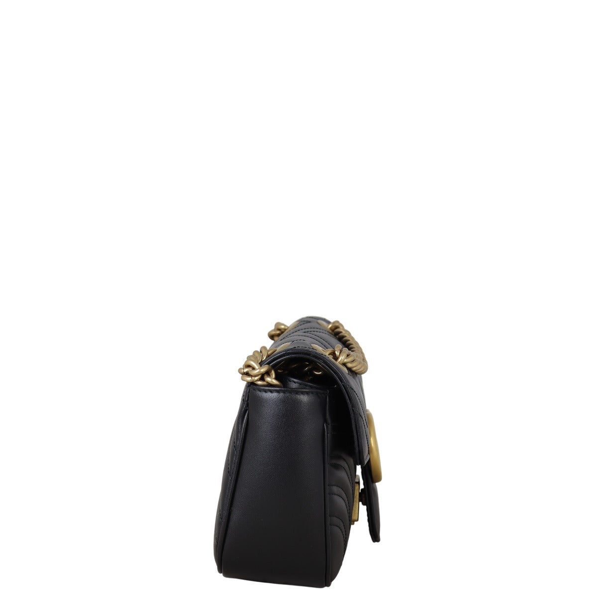 Gucci GG Marmont Matelasse Small Shoulder Bag Black