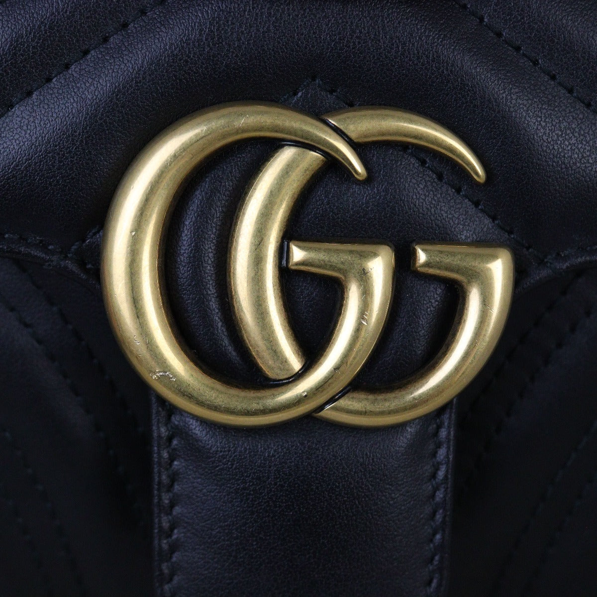 Gucci GG Marmont Matelasse Small Shoulder Bag Black