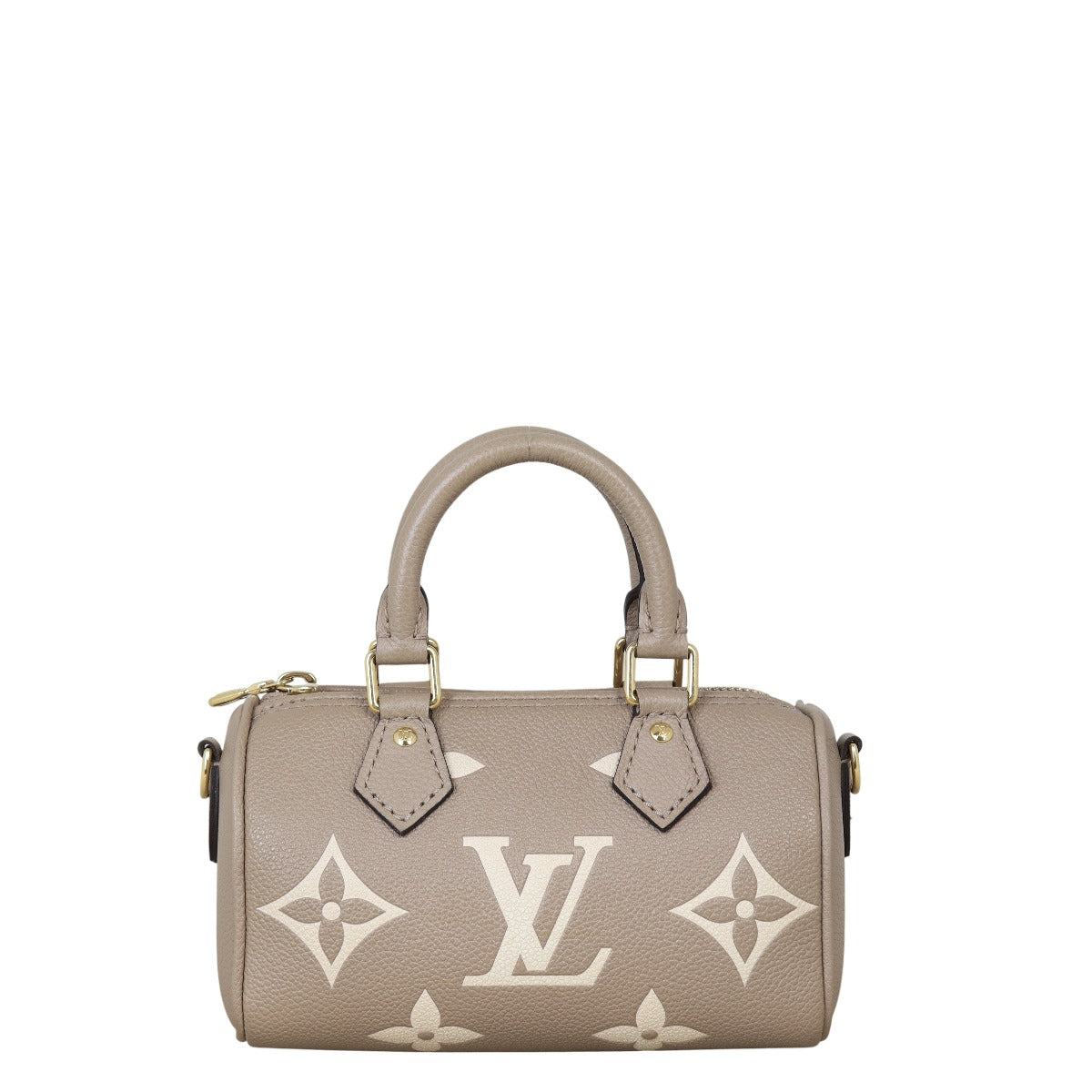 Louis Vuitton Nano Speedy Monogram Empreinte Giant Bicolour
