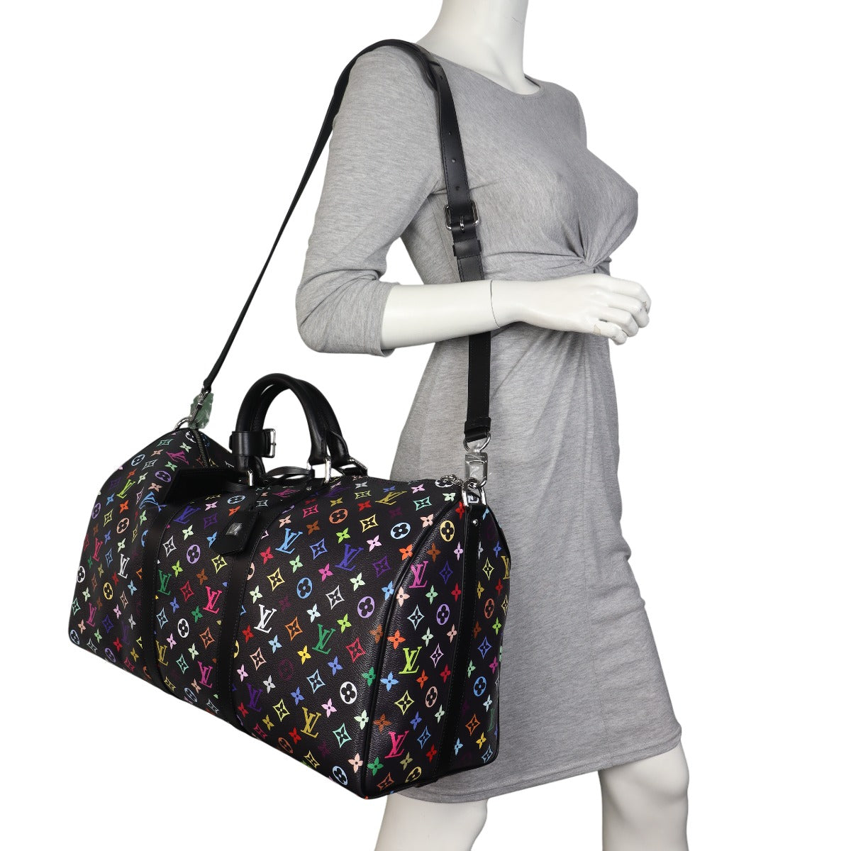 Louis Vuitton x Takashi Murakami  Keepall 50 Bandouliere Monogram Multicolore