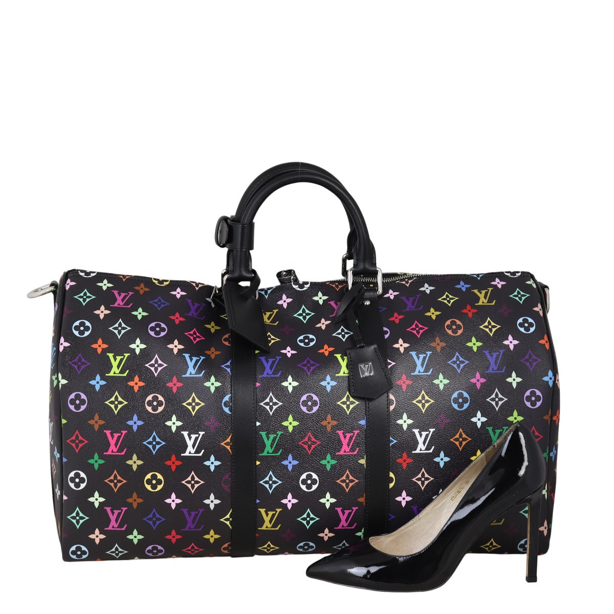 Louis Vuitton x Takashi Murakami  Keepall 50 Bandouliere Monogram Multicolore