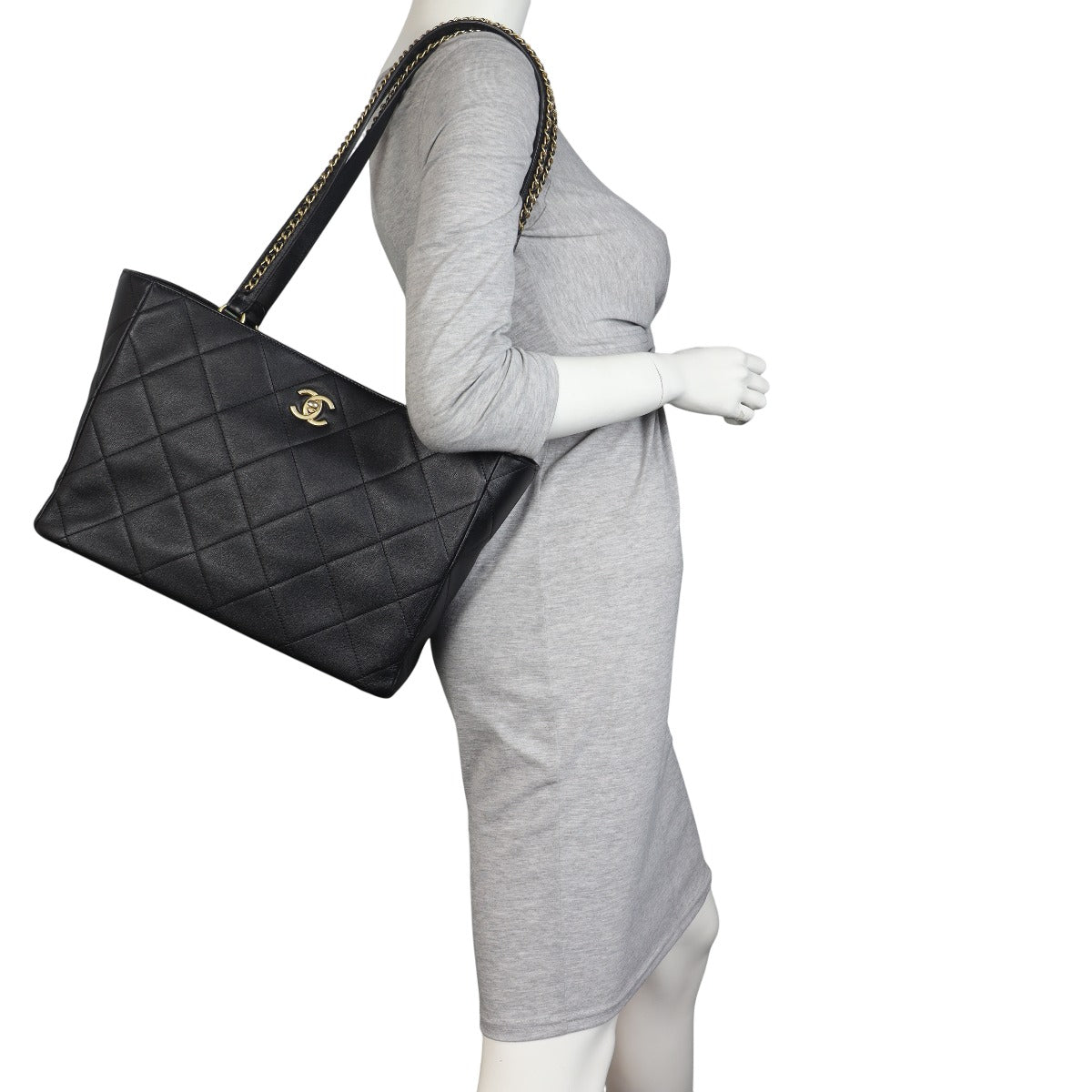 Chanel CC Chain Shopping Tote