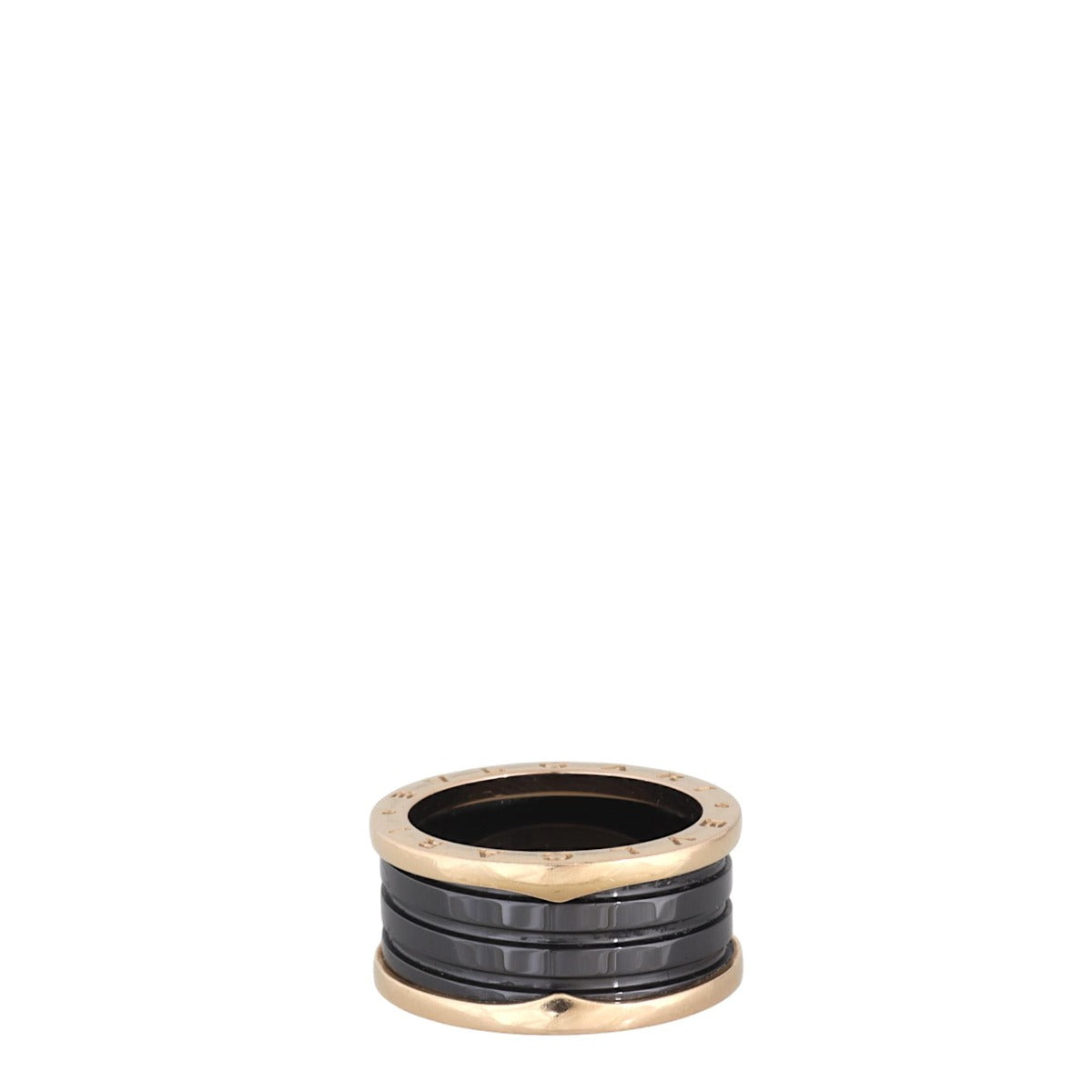 Bvlgari B.Zero1 18k Rose Gold Four Band Ring