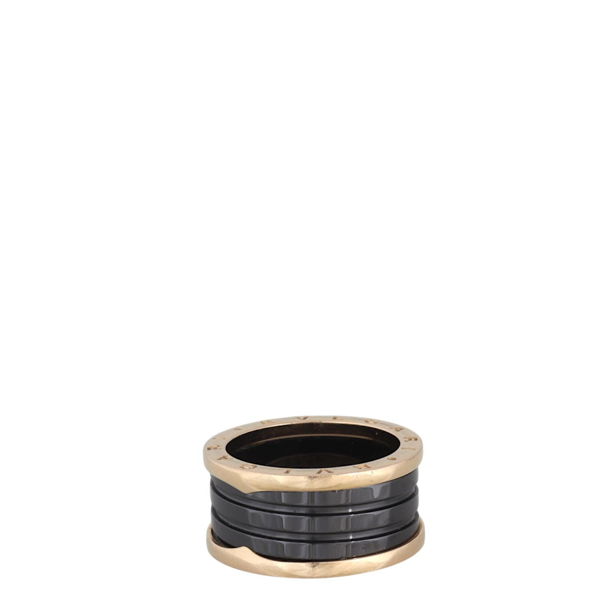 Bvlgari B.Zero1 18k Rose Gold Four Band Ring