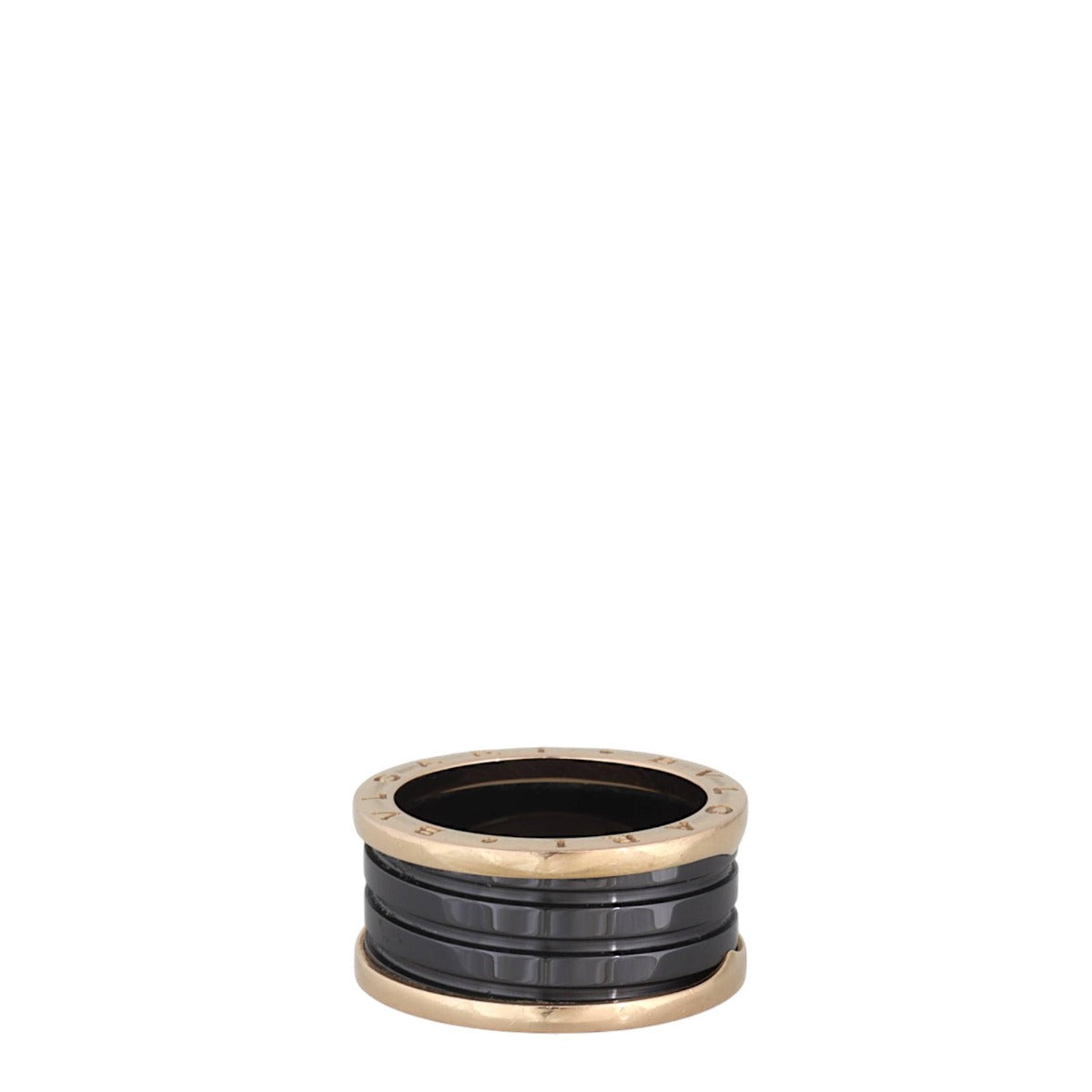 Bvlgari B.Zero1 18k Rose Gold Four Band Ring