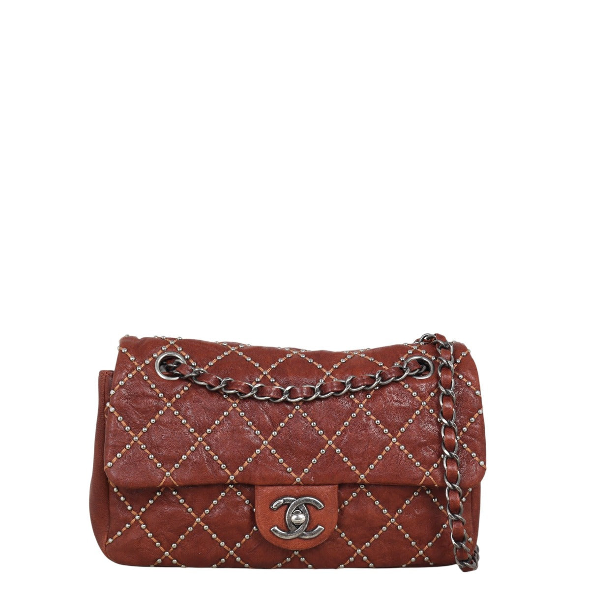 Chanel Studded Metal Beauty Flap