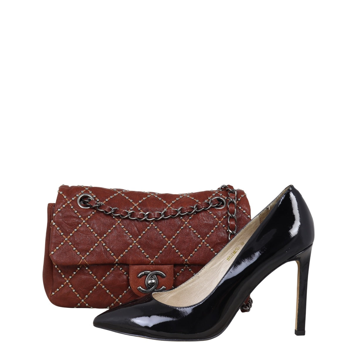 Chanel Studded Metal Beauty Flap