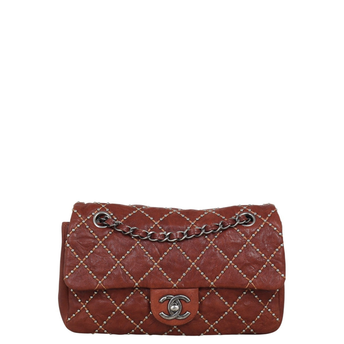 Chanel Studded Metal Beauty Flap