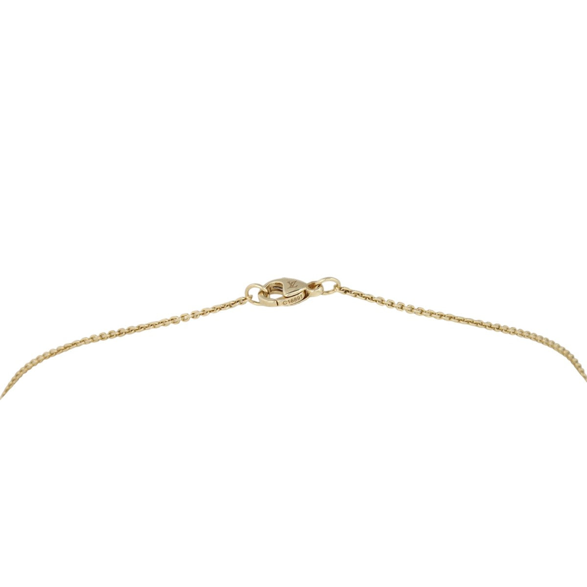 Louis Vuitton Color Blossom Onyx Diamond 18k Yellow Gold Pendant Necklace