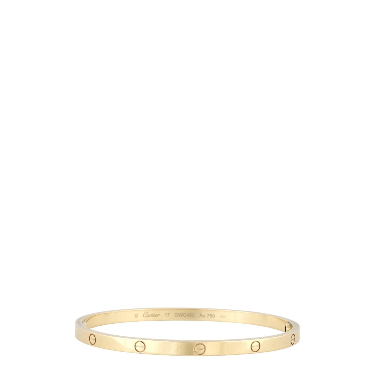 Cartier Small Love Bracelet 18k Yellow Gold