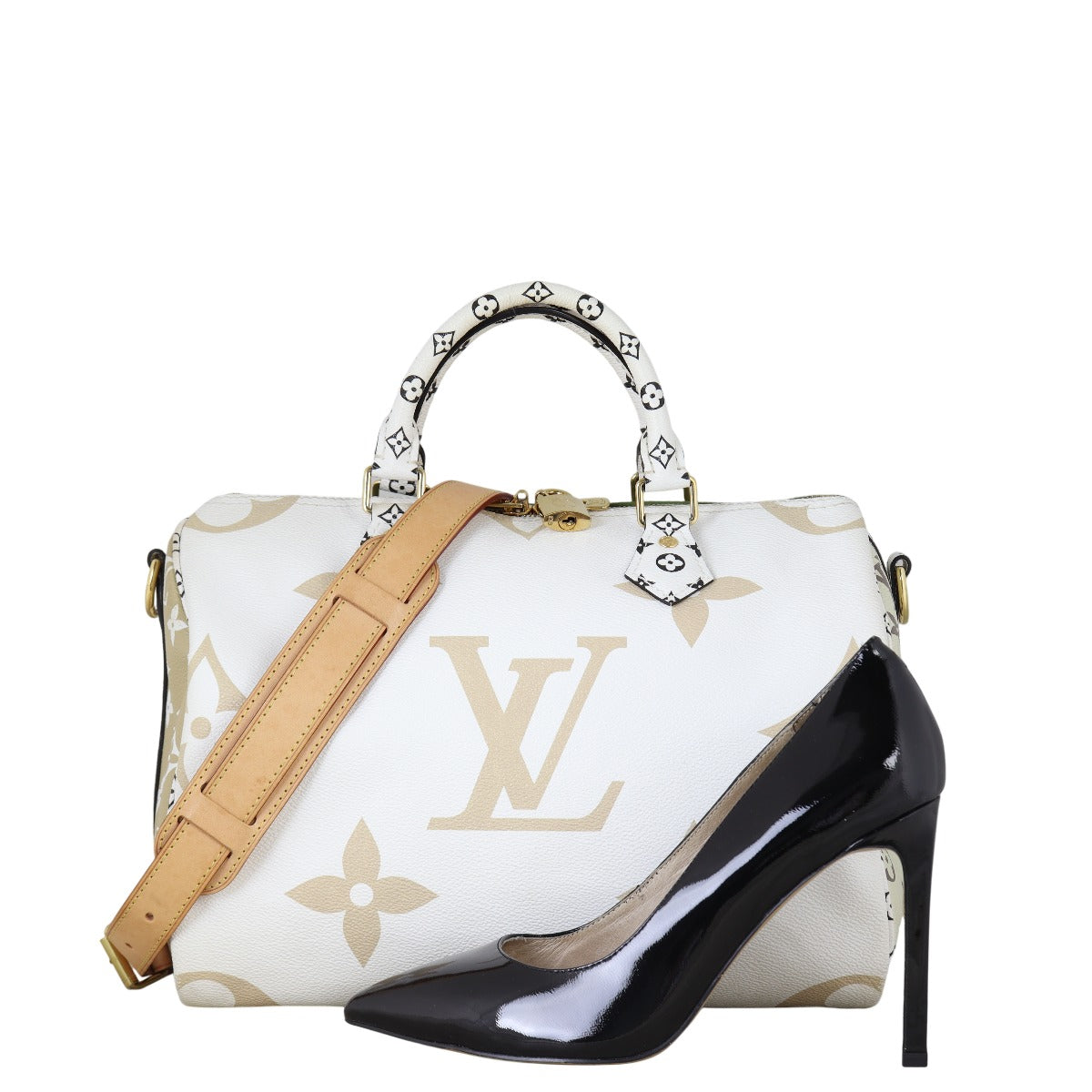 Louis Vuitton Speedy 30 Bandouliere Monogram Giant