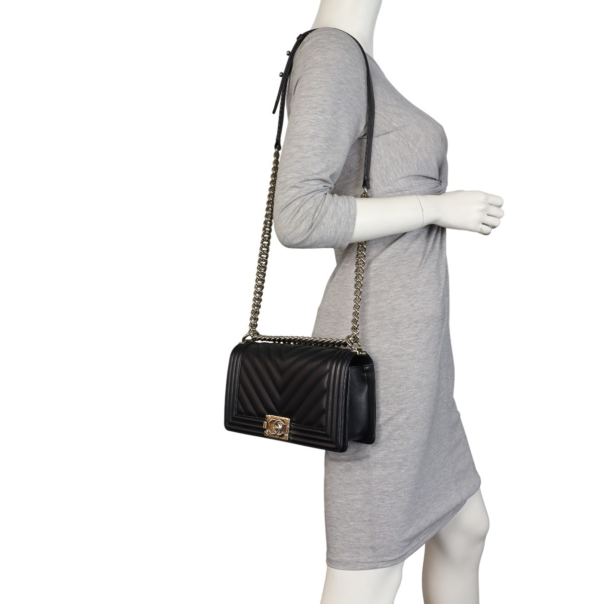 Chanel Boy Old Medium Chevron