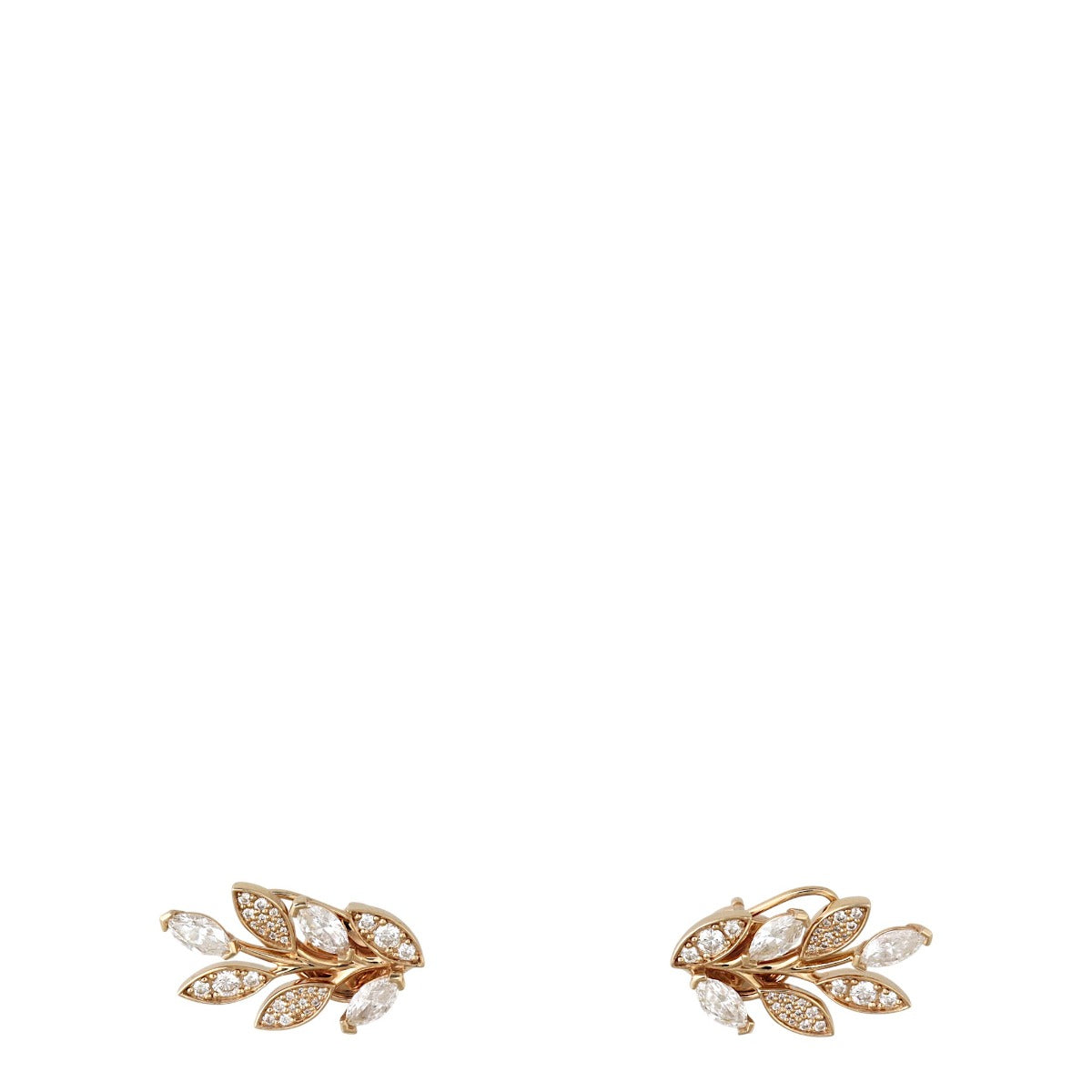 Tiffany & Co Victoria Diamond Vine Climber 18k Rose Gold Earrings