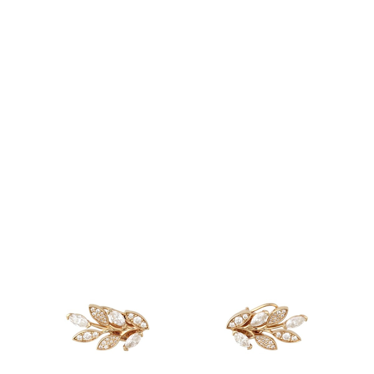 Tiffany & Co Victoria Diamond Vine Climber 18k Rose Gold Earrings