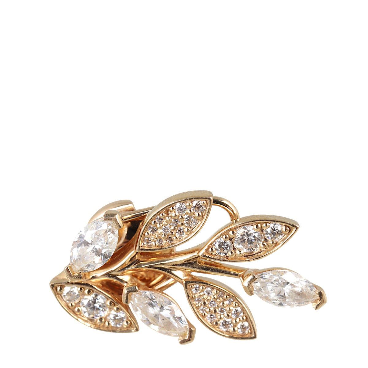 Tiffany & Co Victoria Diamond Vine Climber 18k Rose Gold Earrings